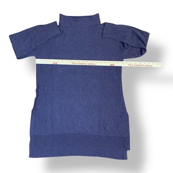 Soft Surroundings Mock Neck Long Sleeve Tunic Sweater Womens Size M Purple - Picture 4 of 6